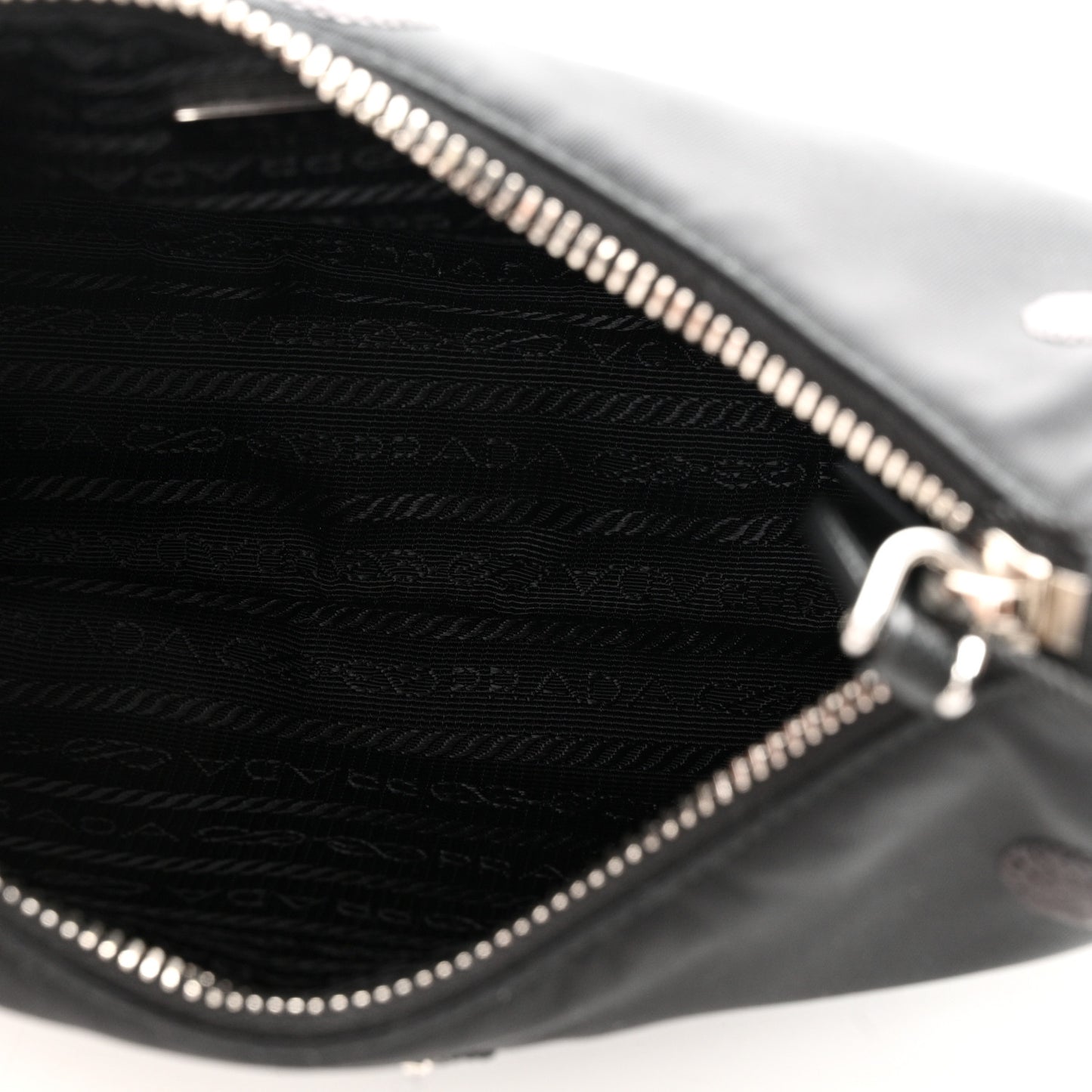 Nylon Sequin Embellished Polka Dot Re-Edition 2005 Shoulder Bag Black