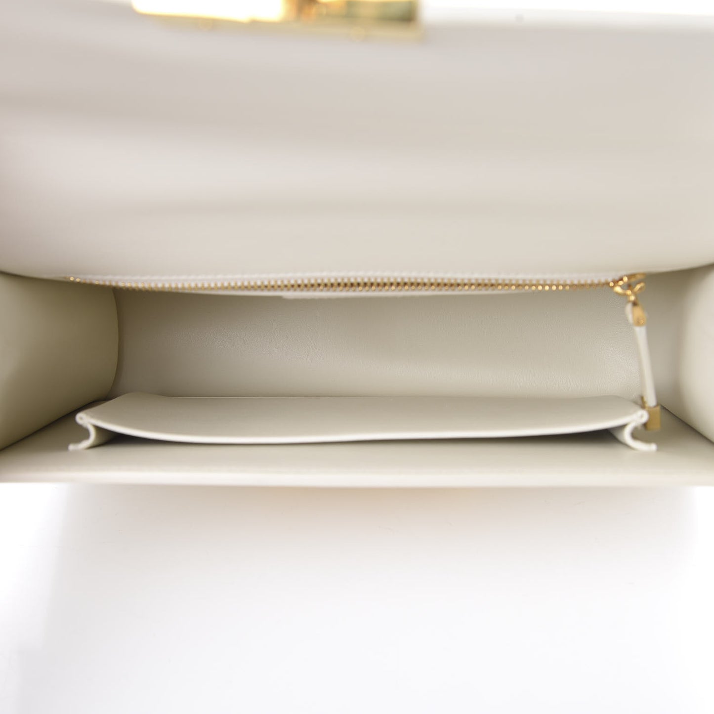 Calfskin 30 Montaigne Flap Bag White