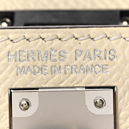 Hermes Epsom Mini Kelly Sellier 20 Nata Chai Gris Meyer 21 of 32