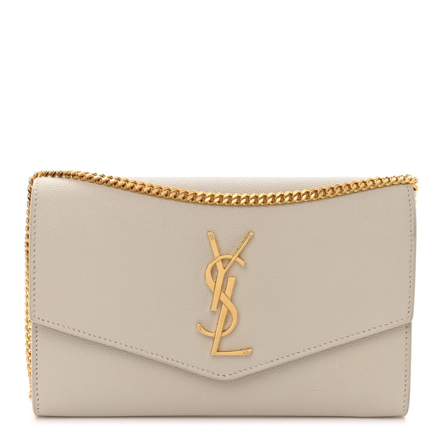 Grain De Poudre Monogram Uptown Chain Wallet Crema Soft