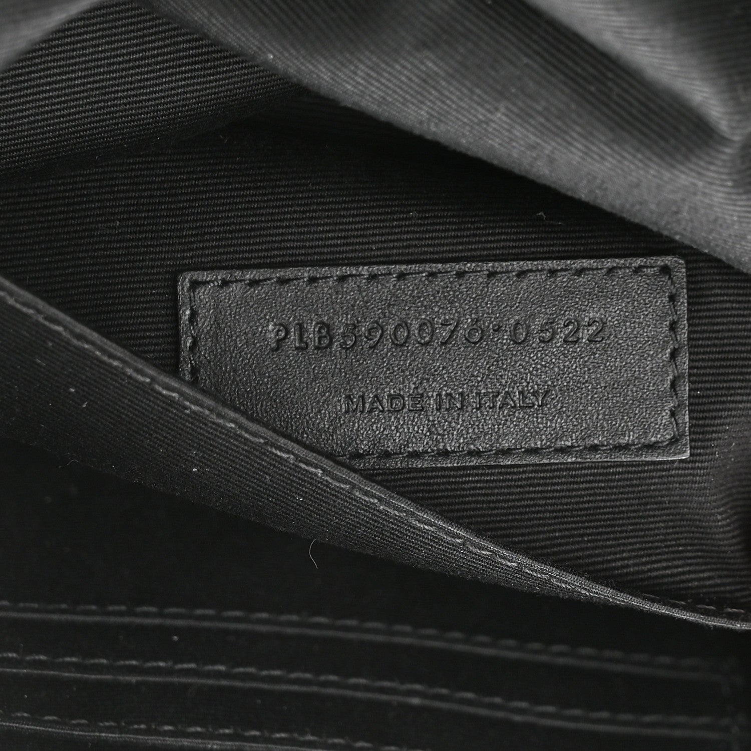 Saint Laurent Canvas Monogram Belt Bag Black 7 of 10