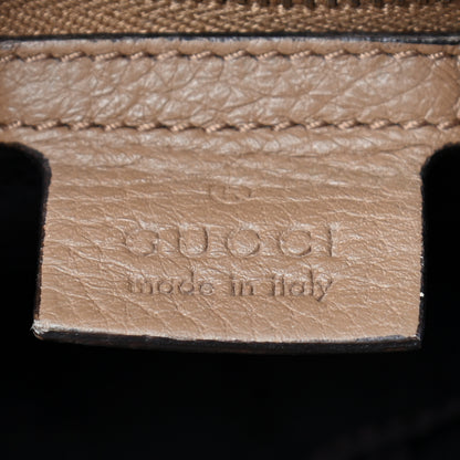 Gucci Pebbled Calfskin Medium Jungle Hobo Beige 5 of 10