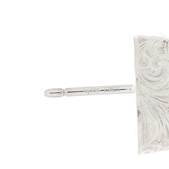 Sterling Silver GG Stud Earrings