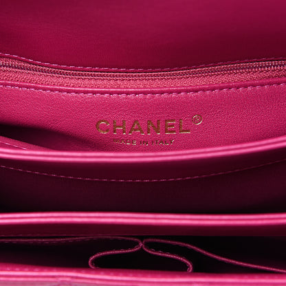 Chanel Lambskin Quilted Small Trendy CC Dual Handle Bag Dark Pink 5 of 15