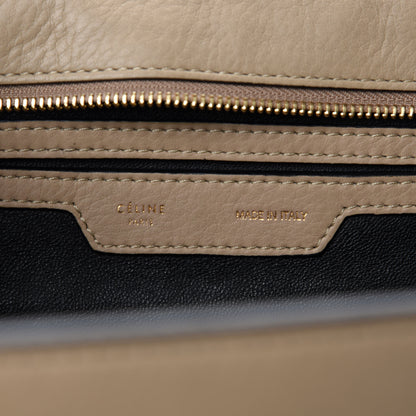Celine Smooth Calfskin Suede Medium Trapeze Sahara 11 of 13