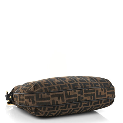 Fendi Zucca Vitello Chef Crossbody Bag Tobacco Moro 4 of 9