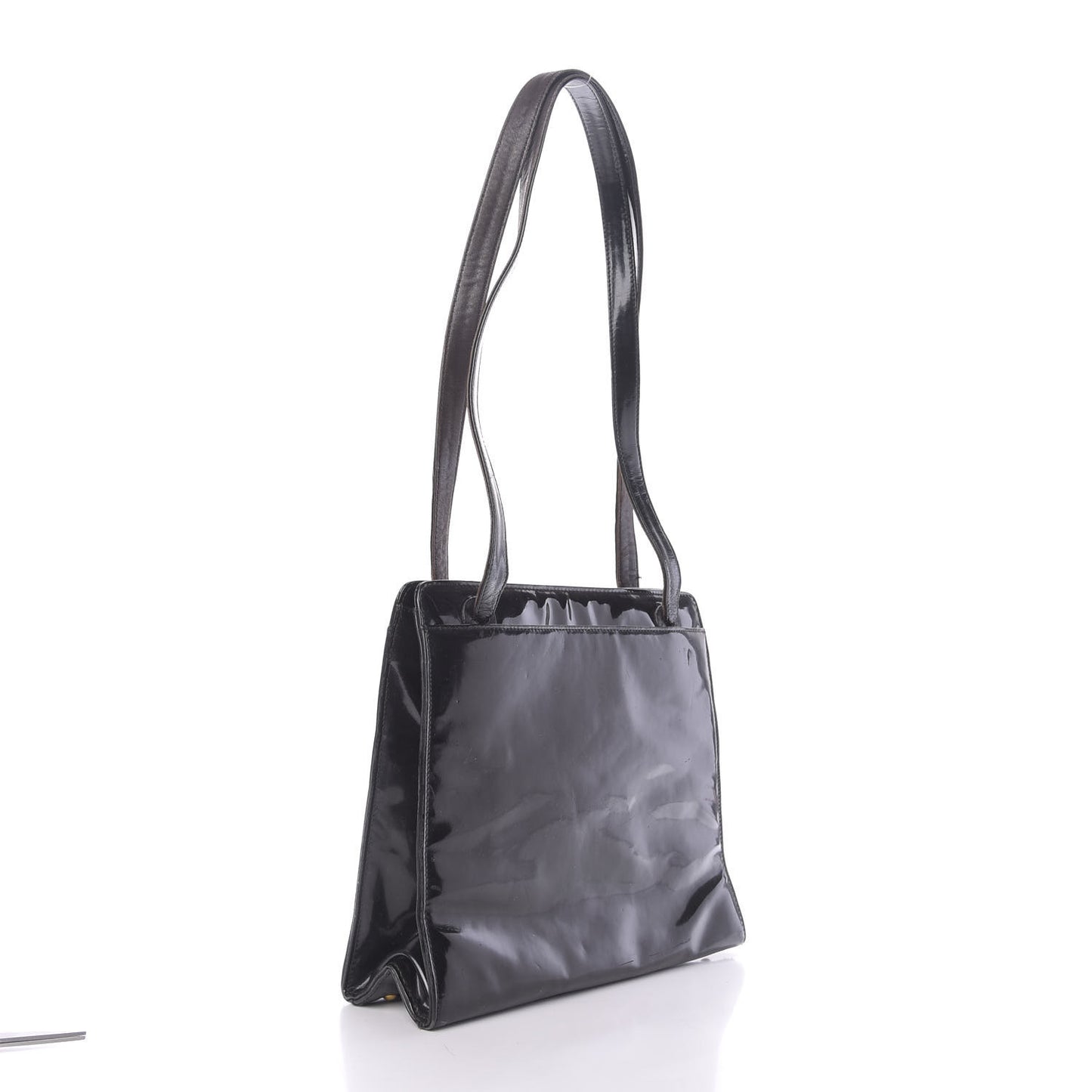 Patent Logo Tote Black