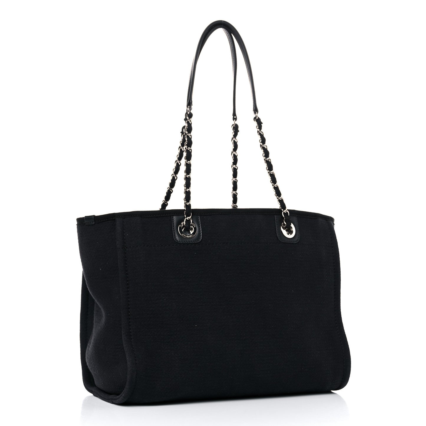 Mixed Fibers Small Deauville Tote Black