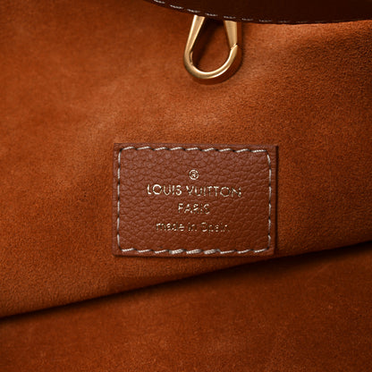 Louis Vuitton Grained Calfskin Low Key Hobo MM Cognac 7 of 9