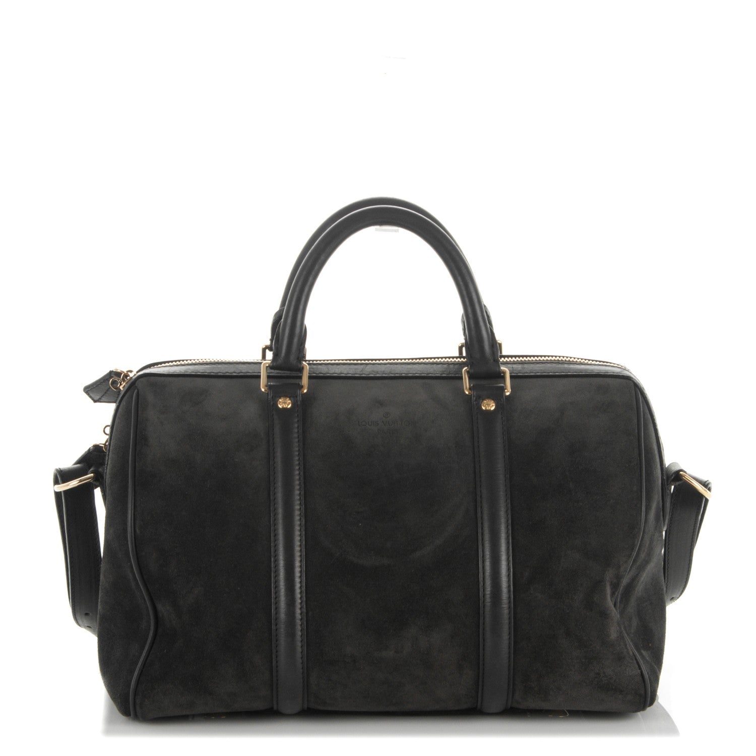 Louis Vuitton Suede Calfskin SC Bag PM Asphalt 1 of 7