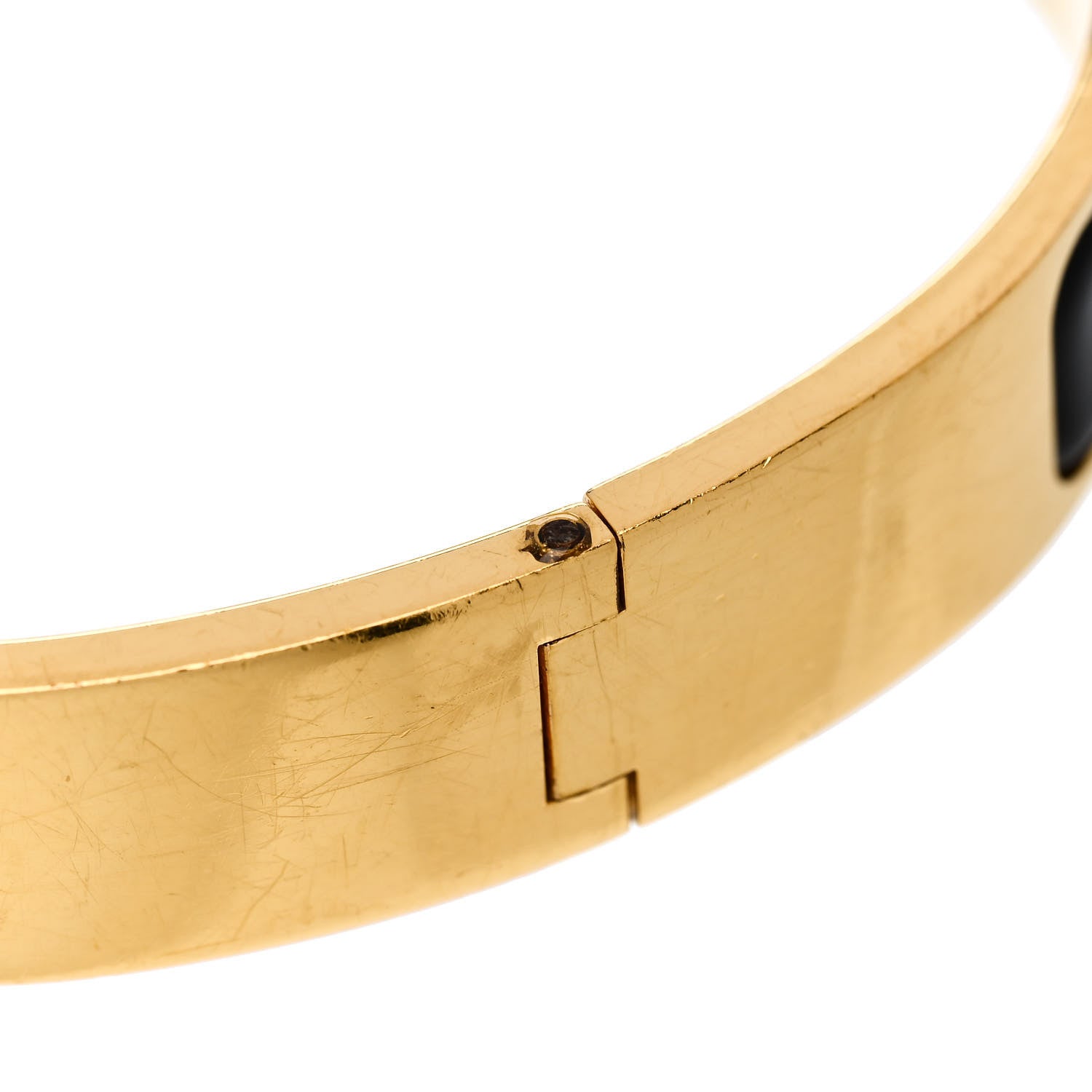 Hermes Enamel Narrow Clic Clac H Bracelet PM Black 5 of 5