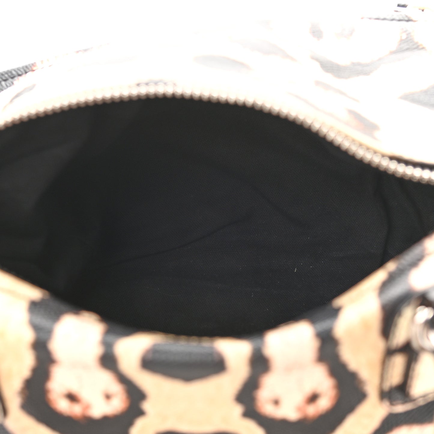 Calfskin Jaguar Print Small Pandora Multicolor