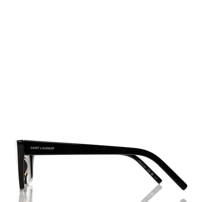 Saint Laurent Acetate Mica Cat Eye Sunglasses SL 276 Black 3 of 8