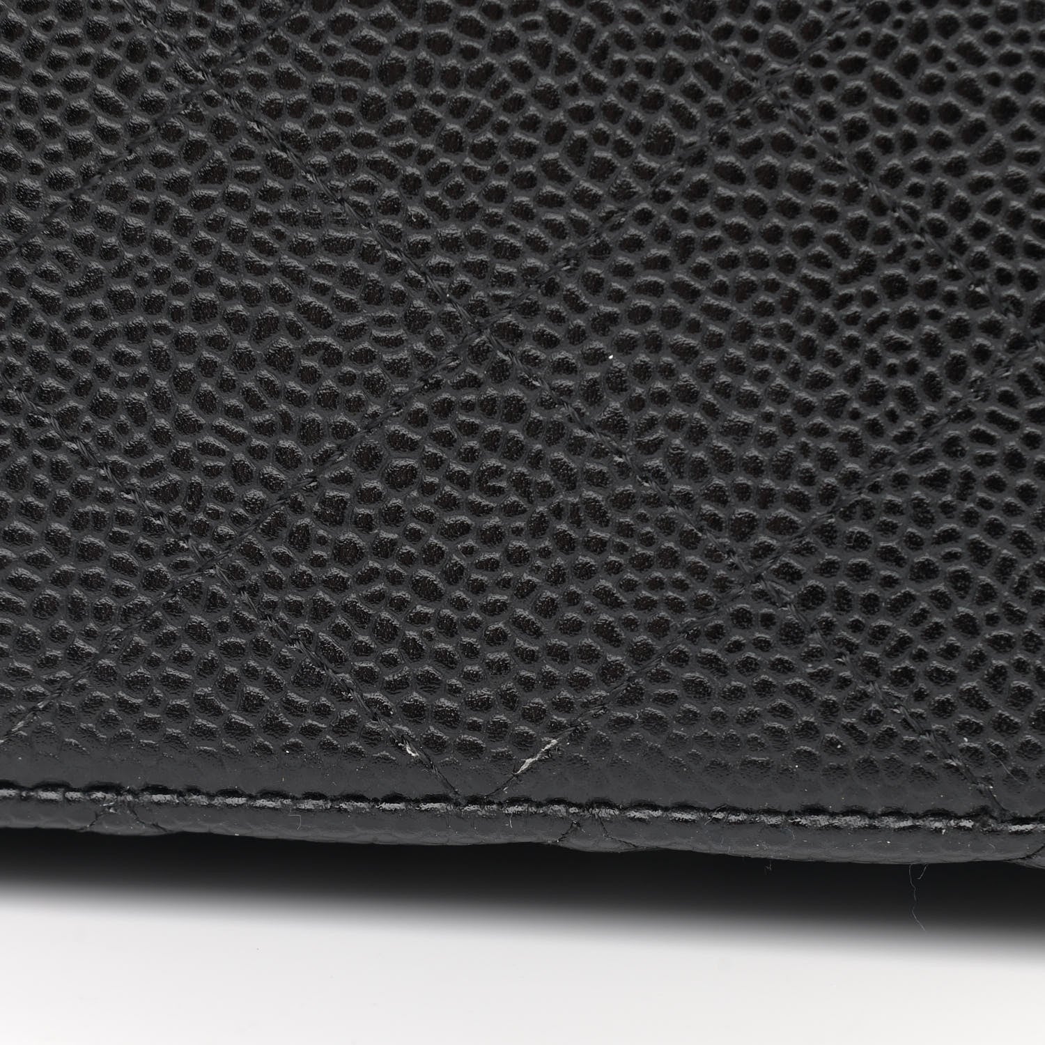 Chanel Caviar Quilted Medium Double Flap Black 11 of 13