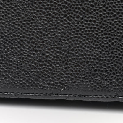 Chanel Caviar Quilted Medium Double Flap Black 11 of 13