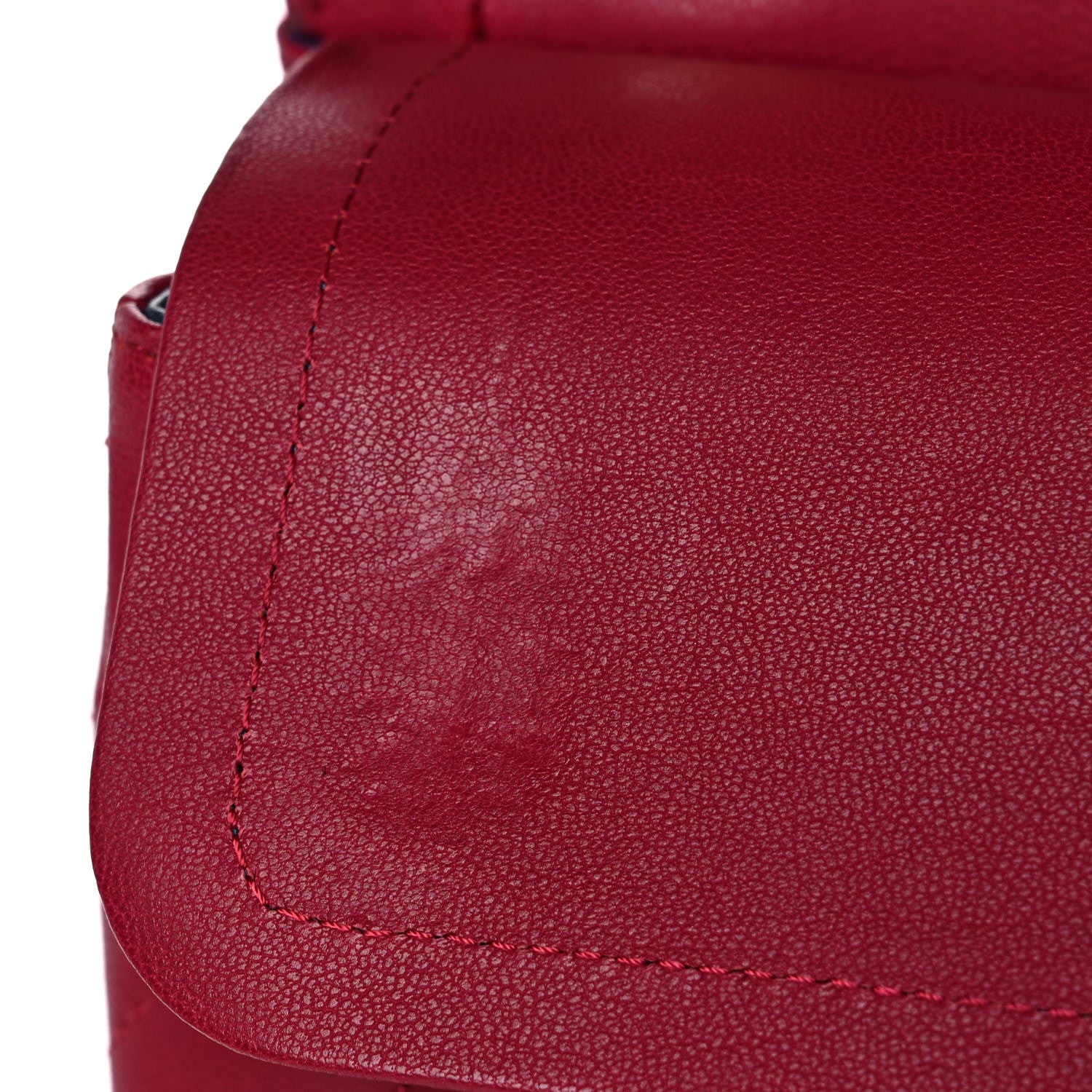 Chanel Sheepskin Chevron Quilted 2.55 Reissue 226 Flap Dark Pink 12 of 15