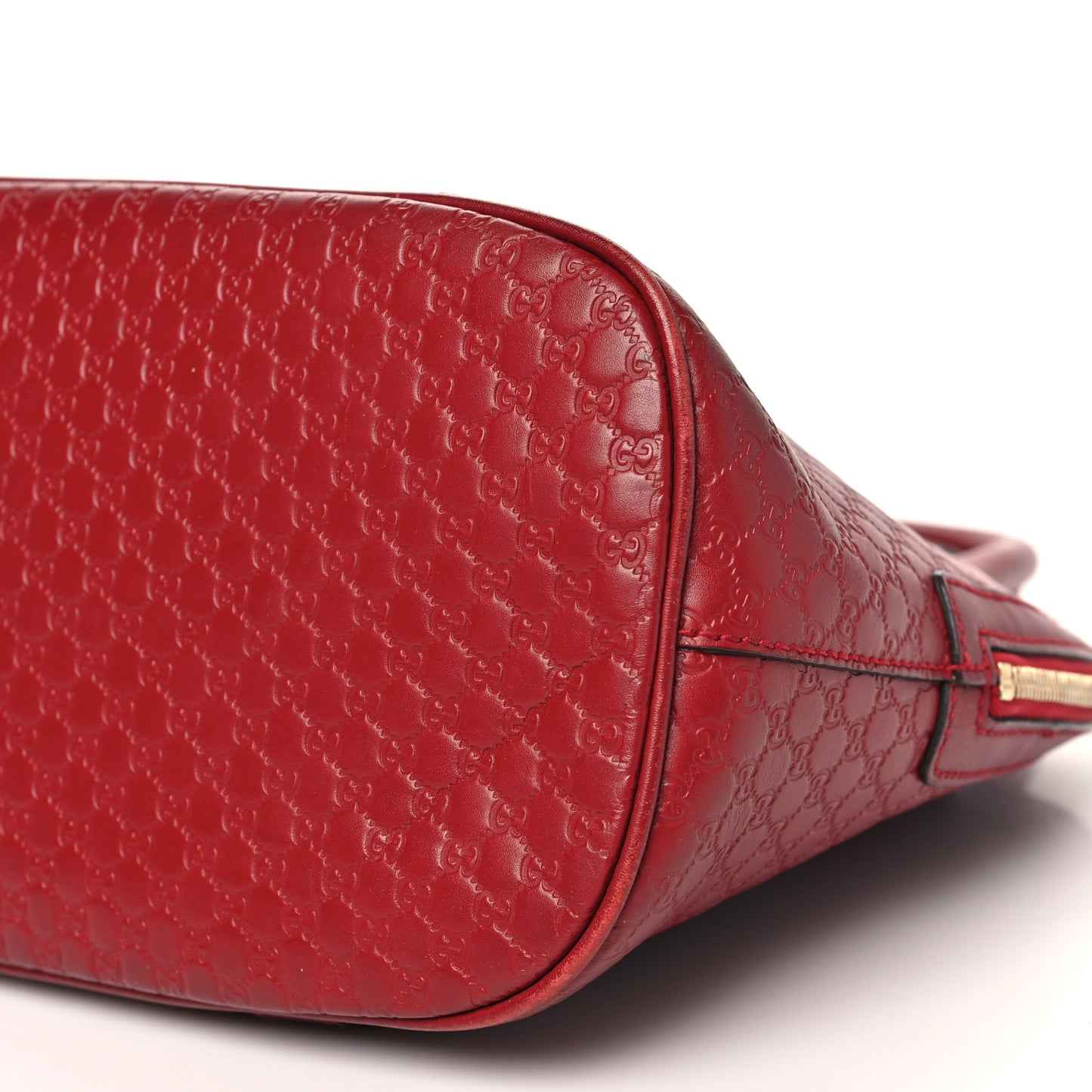 Microguccissima Medium Dome Bag Red