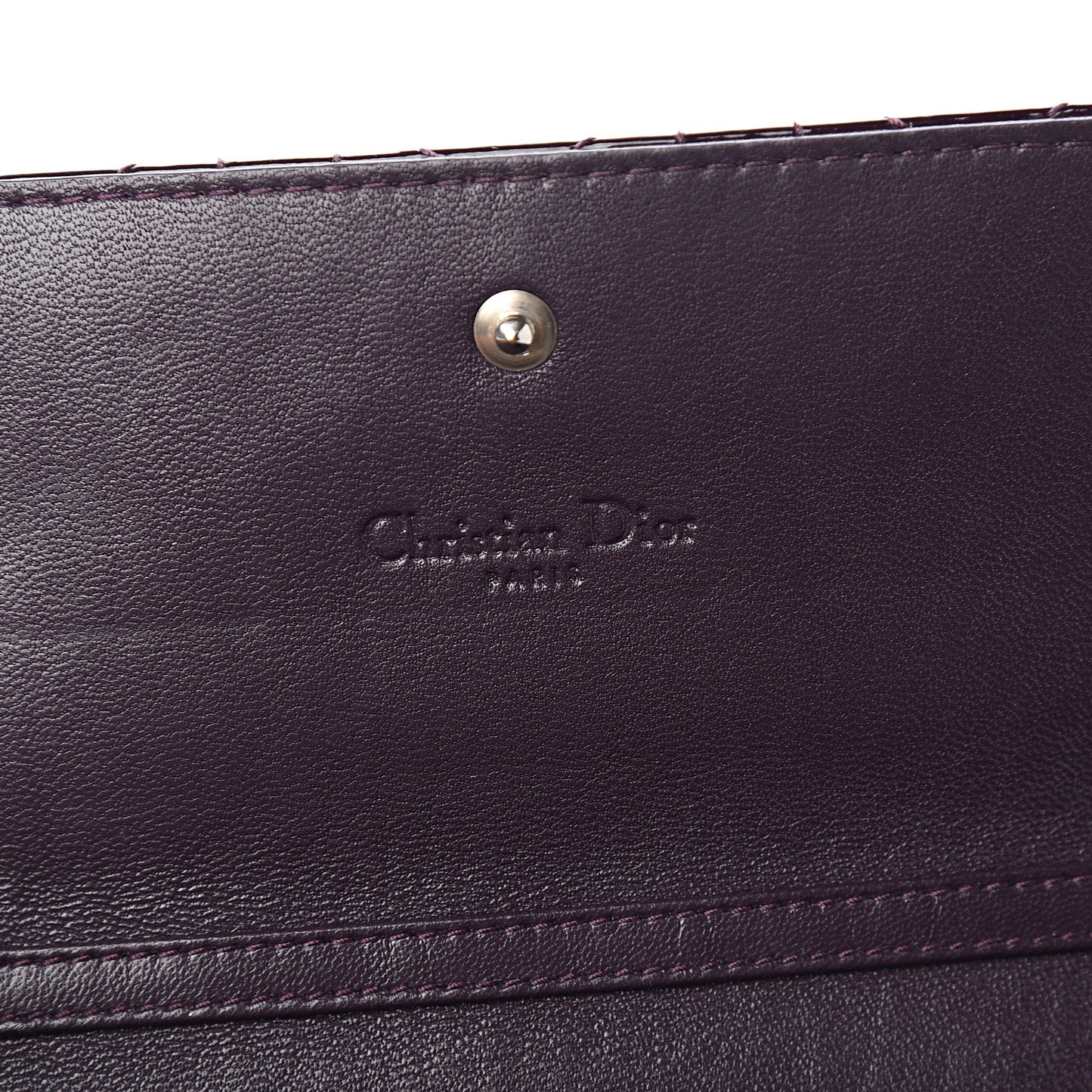 Patent Cannage Rendezvous Chain Wallet Purple