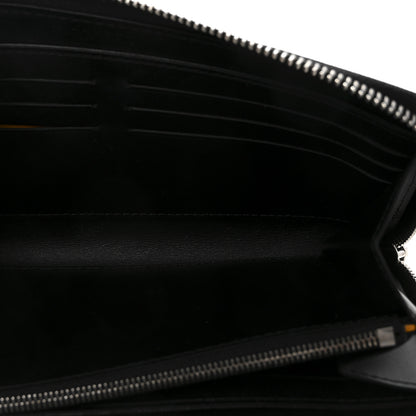 Goyard Goyardine Matignon Zip Around GM Wallet Black 5 of 6