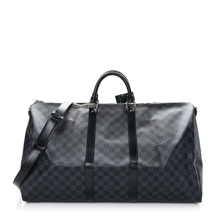 Louis Vuitton Damier Graphite Keepall Bandouliere 55 1 of 10