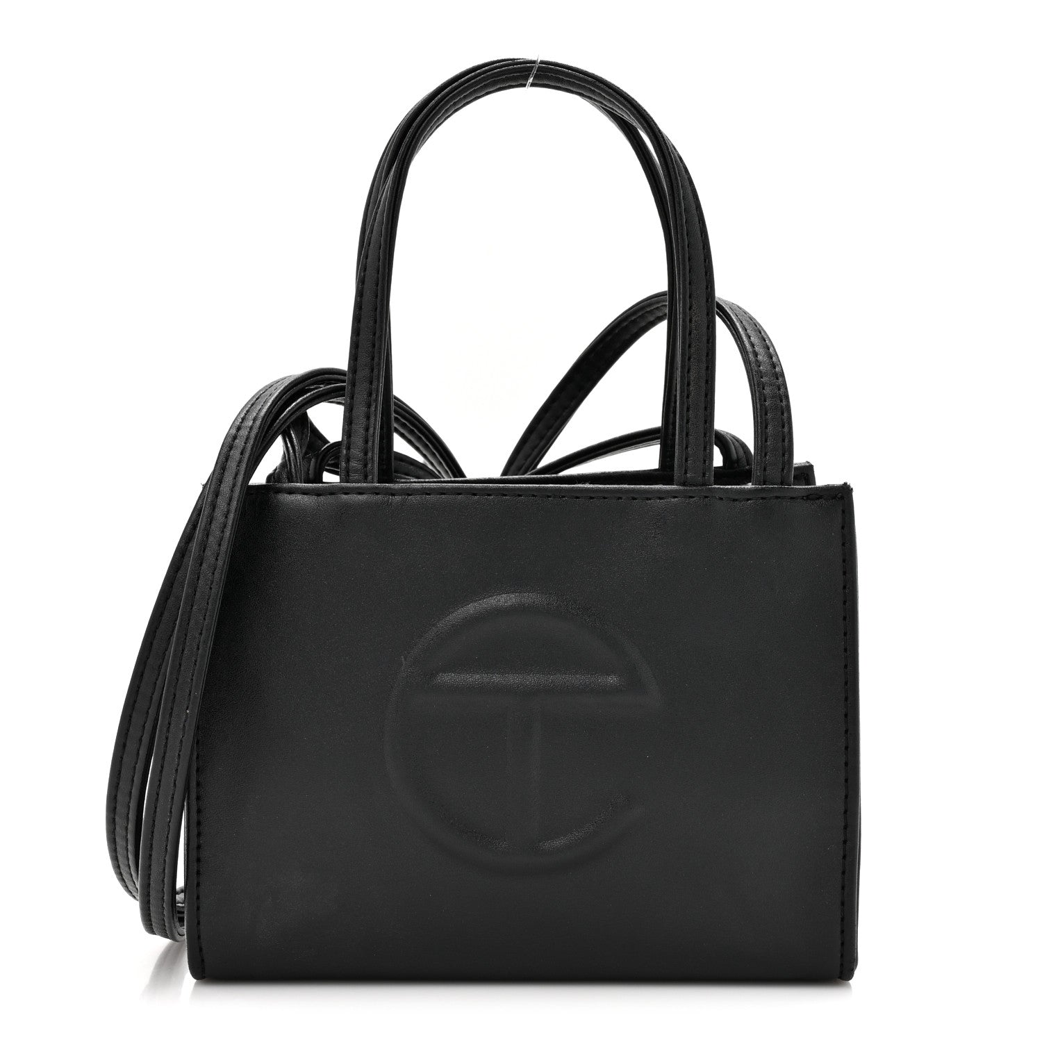 Telfar Vegan Leather Small Shopping Bag Black 1 of 12