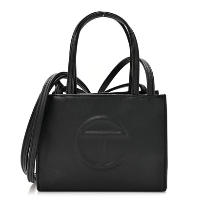 Telfar Vegan Leather Small Shopping Bag Black 1 of 12