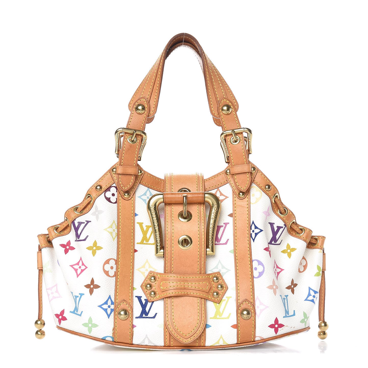 Monogram Multicolor Theda GM White