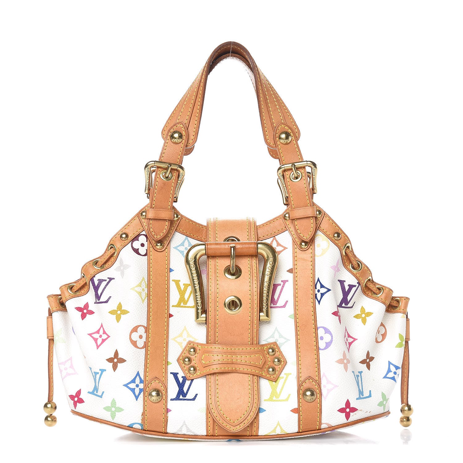 Louis Vuitton Monogram Multicolor Theda GM White 1 of 18