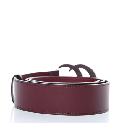 Gucci Moon Calfskin Nickel Double G 40mm Belt 90 36 Strong Red 3 of 6