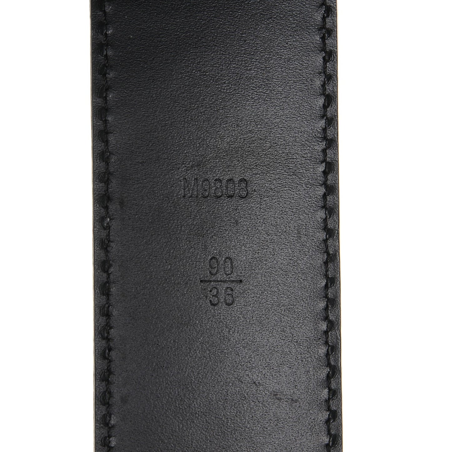 Damier Graphite LV Initiales Belt 90 36