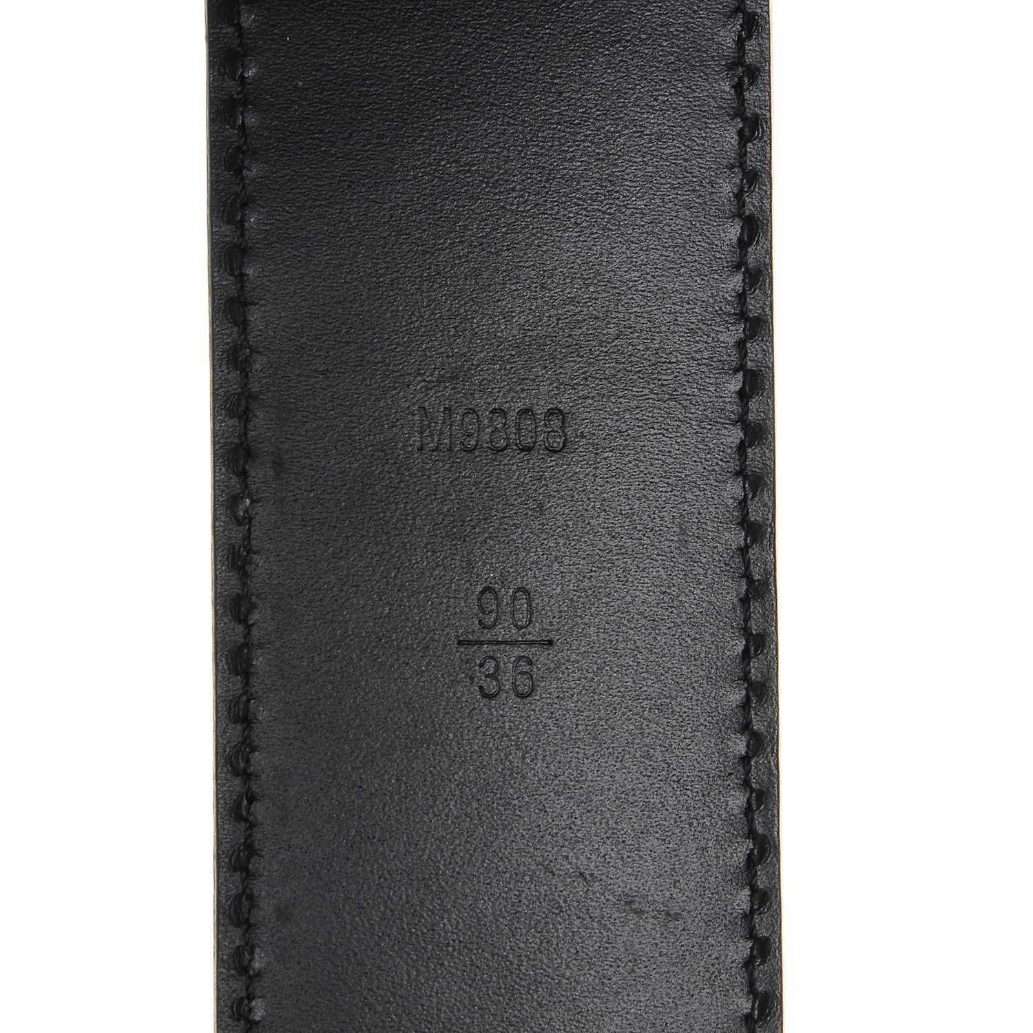 Louis Vuitton Damier Graphite LV Initiales Belt 90 36 7 of 7