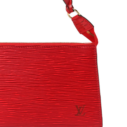 Louis Vuitton Epi Pochette Accessories 24 Castillan Red 8 of 10