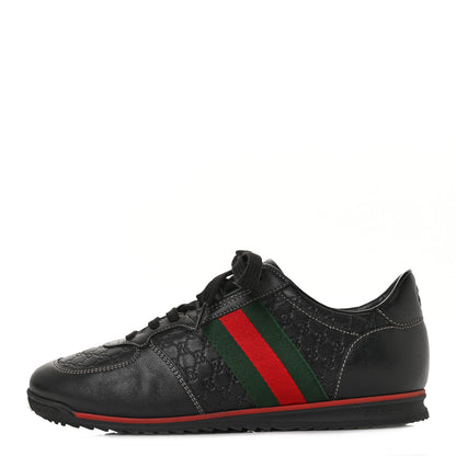 Gucci Microguccissima Web Sneakers 37.5 Black 1 of 8