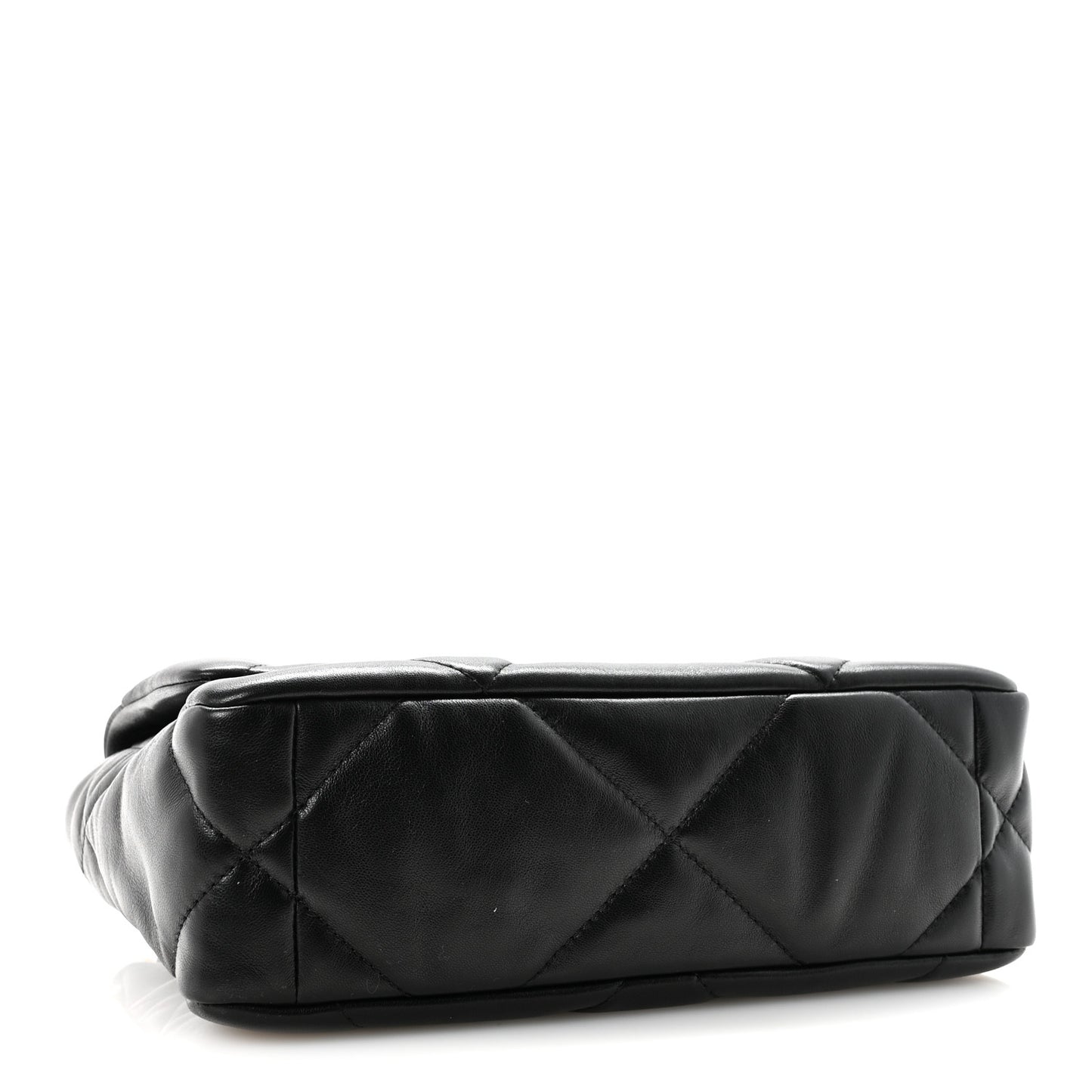 Lambskin Quilted Medium Chanel 19 Flap Black