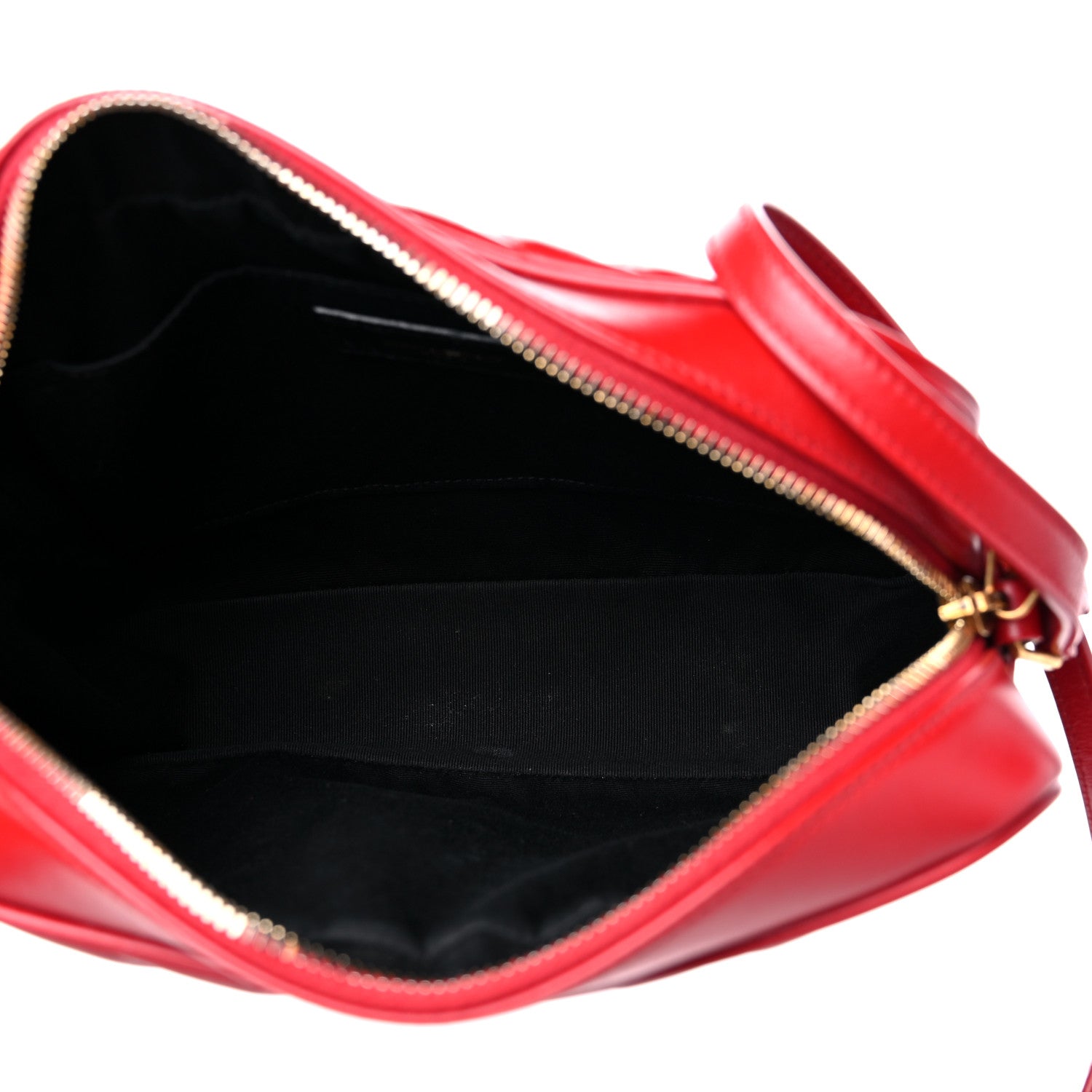 Saint Laurent Calfskin Matelasse Monogram Lou Camera Bag Rouge Eros 4 of 11