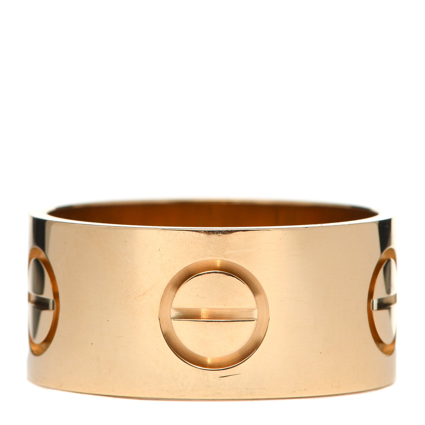 18K Yellow Gold 11mm LOVE Ring 67 11.75