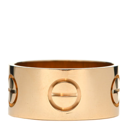 Cartier 18K Yellow Gold 11mm LOVE Ring 67 11.75 3 of 6