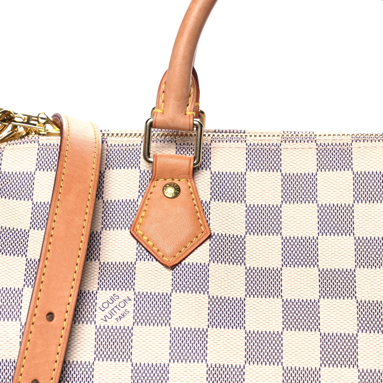 Louis Vuitton Damier Azur Speedy Bandouliere 30 8 of 13