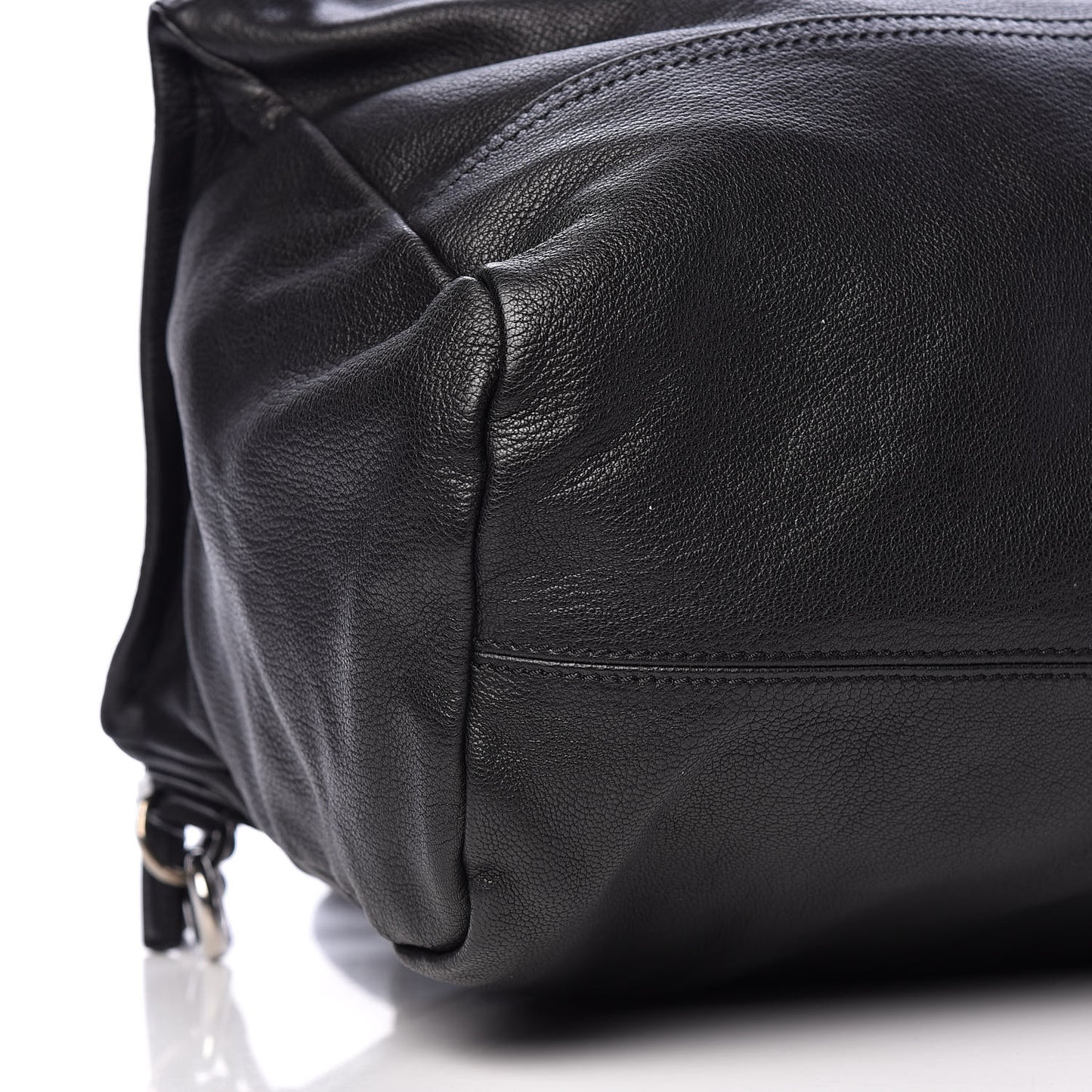 Sugar Goatskin Large Pandora Black