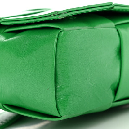 Bottega Veneta Paper Calfskin Intreccio Cassette Belt Bag Parakeet 9 of 10