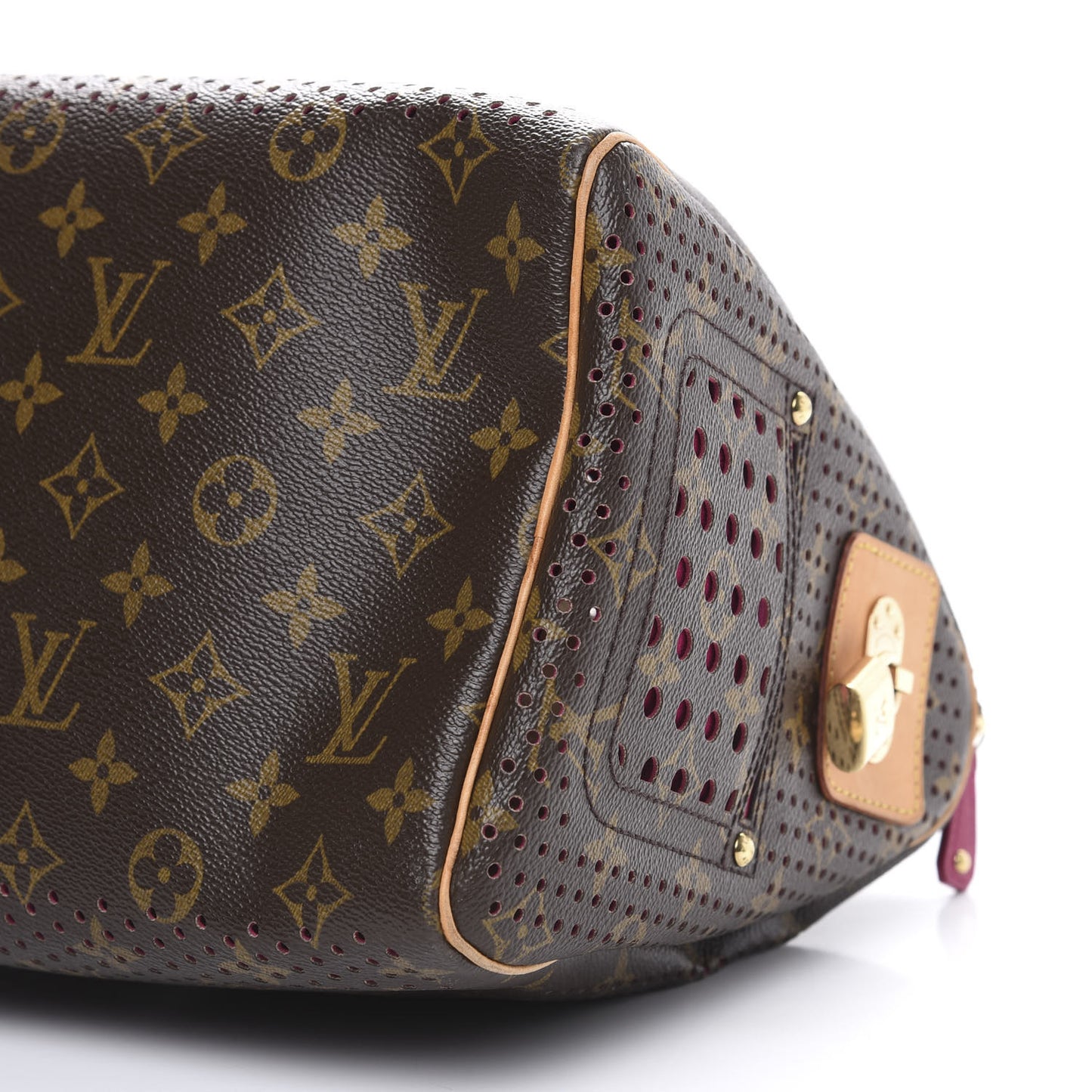 Monogram Perforated Speedy 30 Fuchsia
