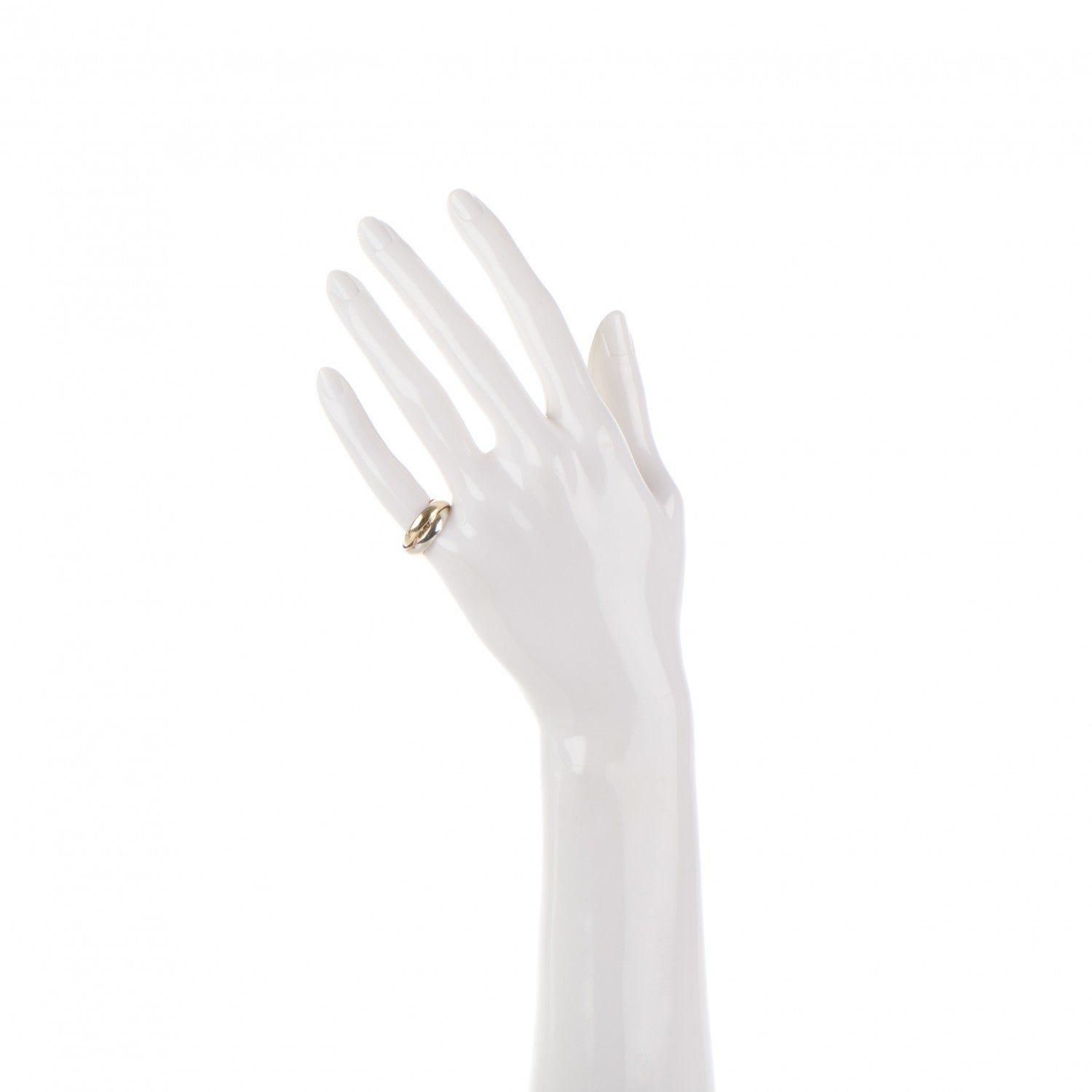 Cartier 18K Pink Yellow White Gold Les Must De Trinity Ring 47 4 2 of 4