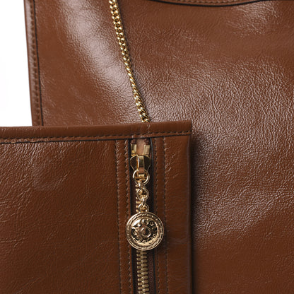 Gucci Calfskin Large Rajah Chain Tote Cuir 13 of 15