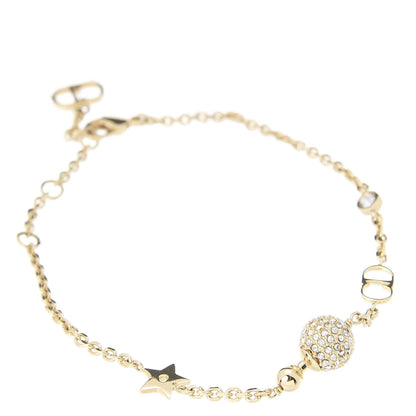 Christian Dior Metal Crystal La Petite Tribale Bracelet Gold 1 of 4