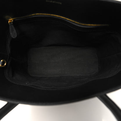 Balenciaga Grained Calfskin Ville Aj Tote Black 5 of 10