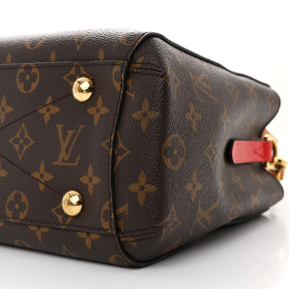 Louis Vuitton Monogram Braided Montaigne BB Coquelicot Creme Safran Peach 11 of 11