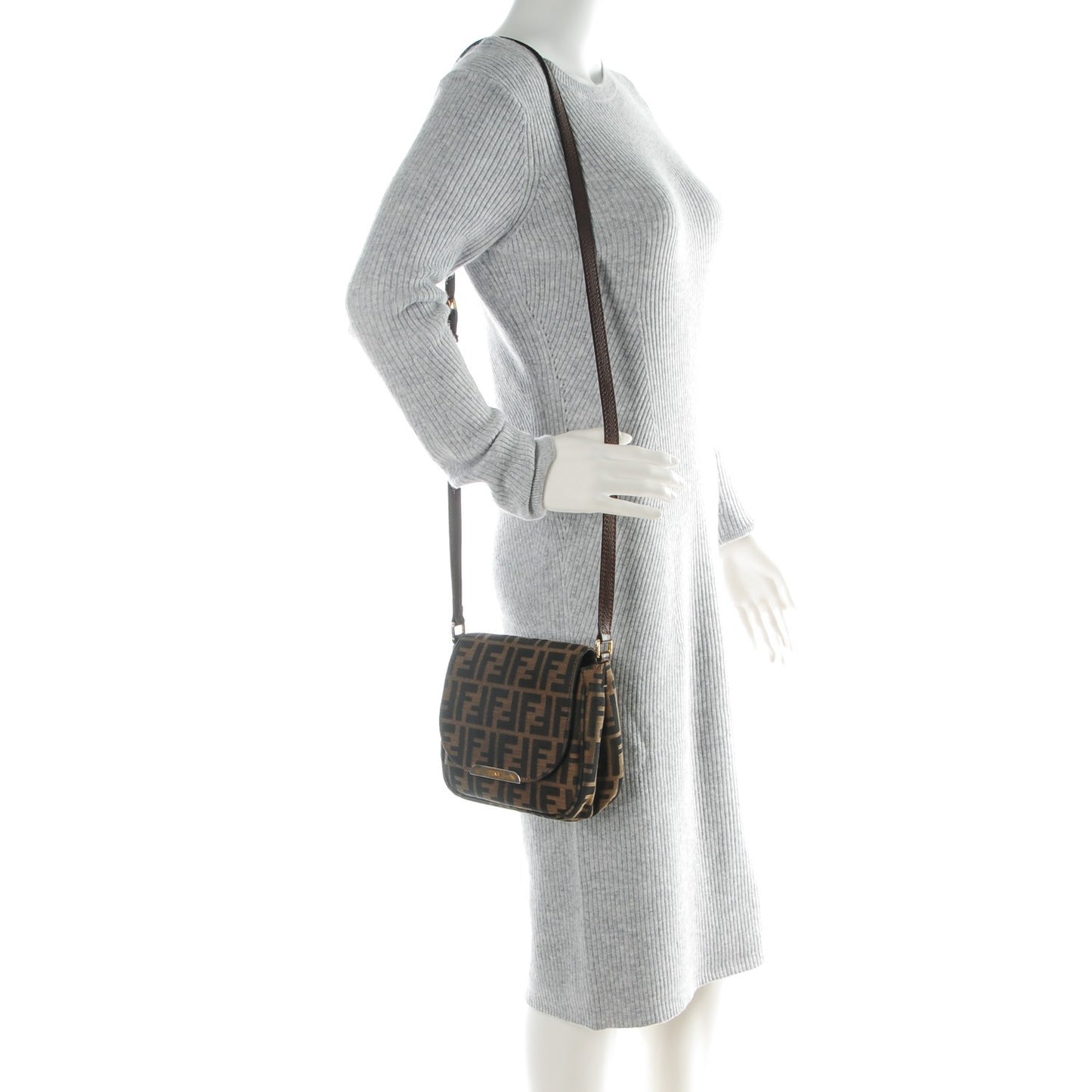 Zucca Vitello Artic Mini Messenger Bag Tobacco Castagna