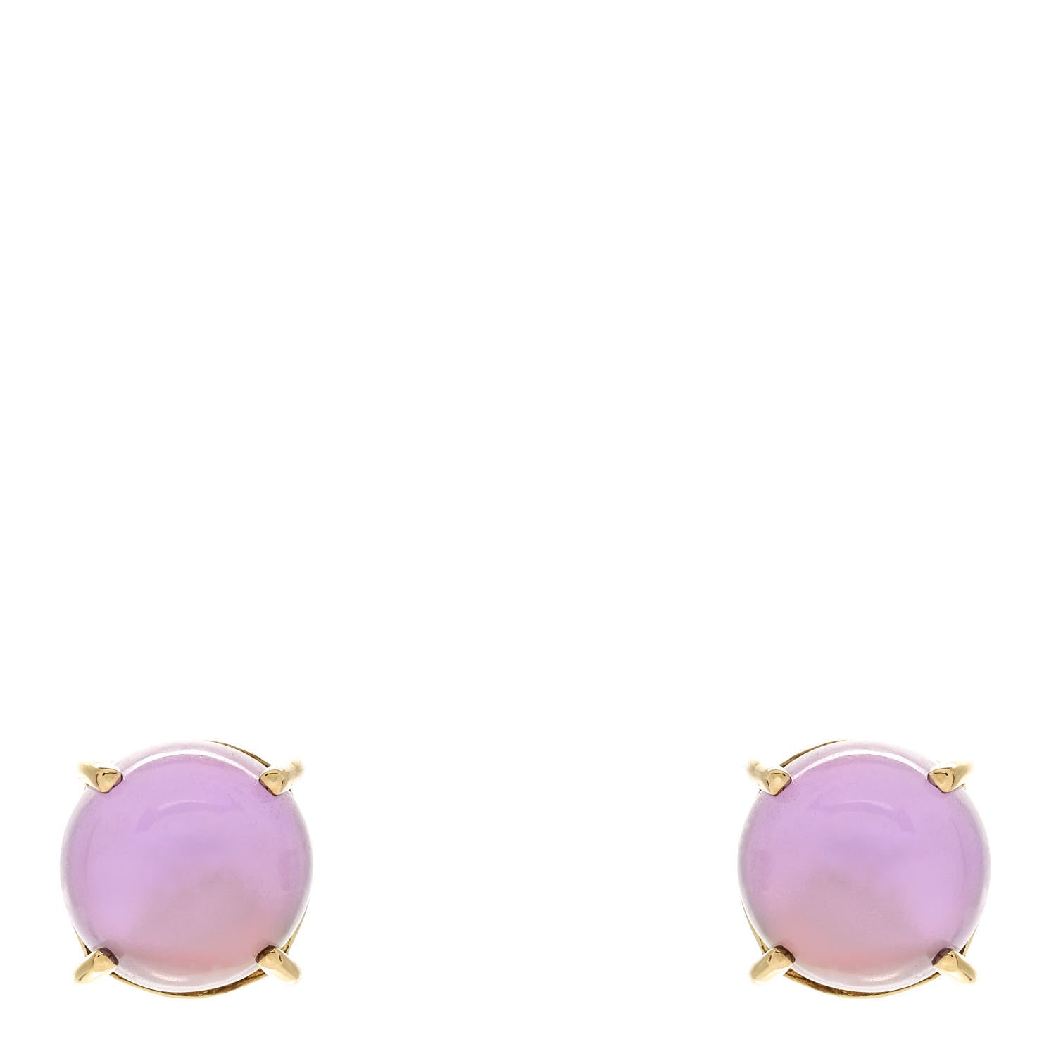 Roberto Coin 18K Yellow Gold Amethyst Shanghai Earrings 1 of 4