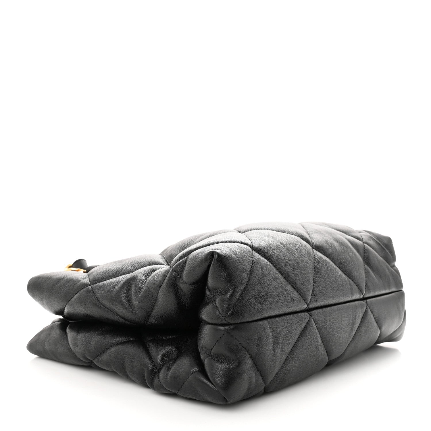 Chanel Lambskin Quilted Small Shopping Bag Black 4 of 10