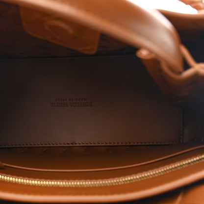 Bottega Veneta Suede Intrecciato Small Andiamo Shoulder Bag Amber 4 of 8